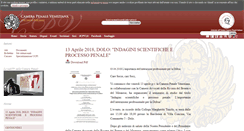 Desktop Screenshot of camerapenaleveneziana.it